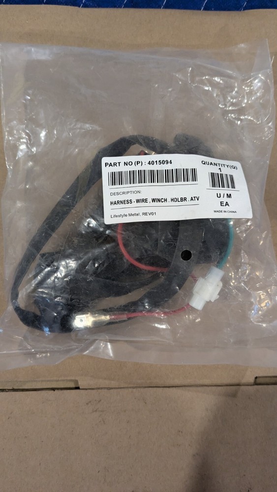 New OEM Polaris 4015094 Main Winch Handlebar Wire Harness