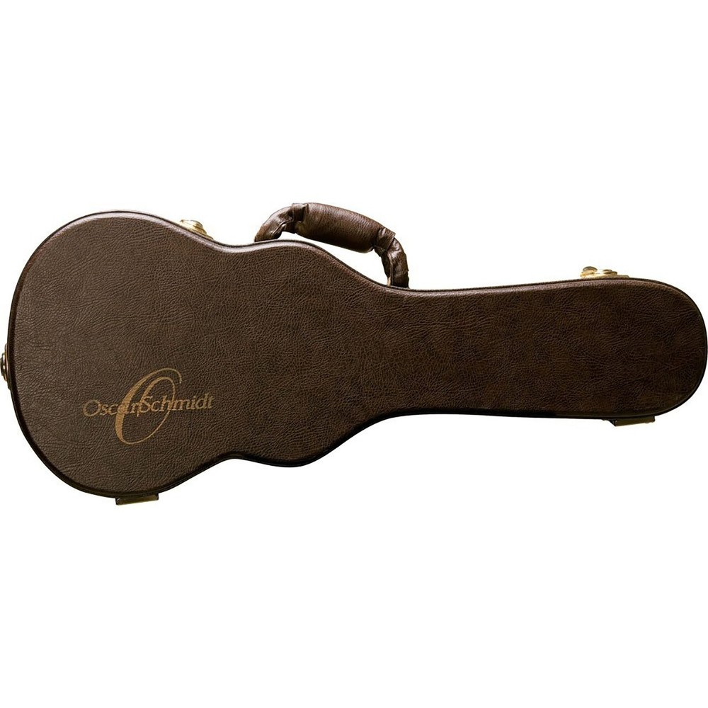 Oscar Schmidt UC4 Tenor Ukulele Hardshell Case, Brown