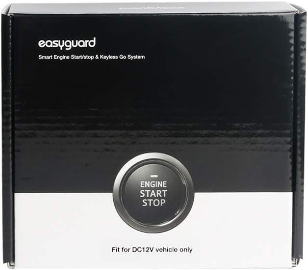 Easyguard Ec004 Smart Rfid Push Engine Start Button Kit & Keyless Go