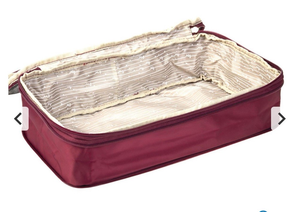 Samantha Brown 6pc Travel Organizer Set Bone