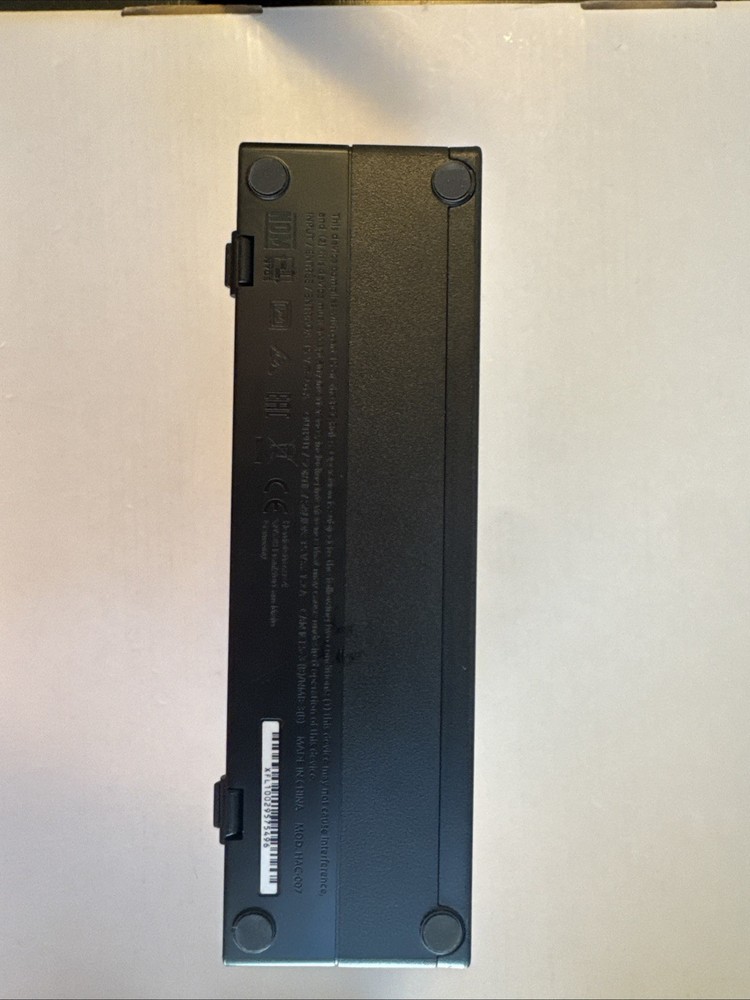 Nintendo Switch Charging Dock Set With Cabels- Black (HAC-A-CASAA). Tested