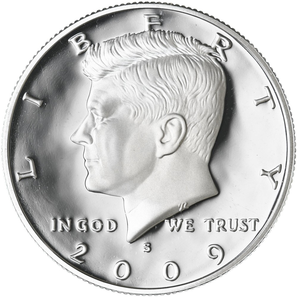 2009 S Kennedy Half Dollar Gem DCam Proof 90% Silver