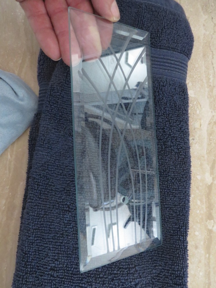 Beveled with Design Glass Panel *