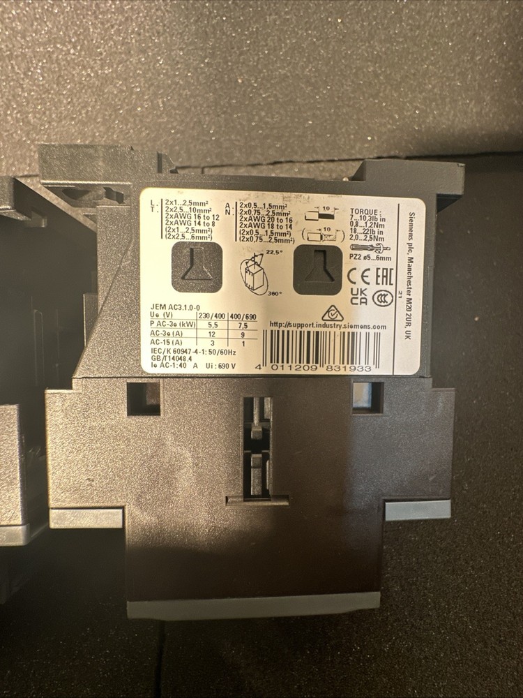 Siemens 3RT2024-1AK60 Contactor