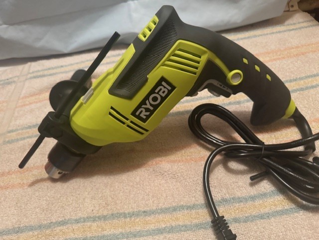 NEW -OPEN BOX Ryobi D620H 5/8 inch Variable Speed Reversible Hammer Drill TESTED