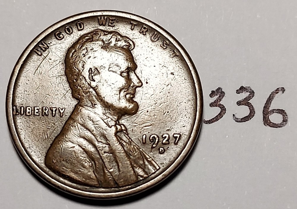 1927-D Lincoln Wheat Cent #336