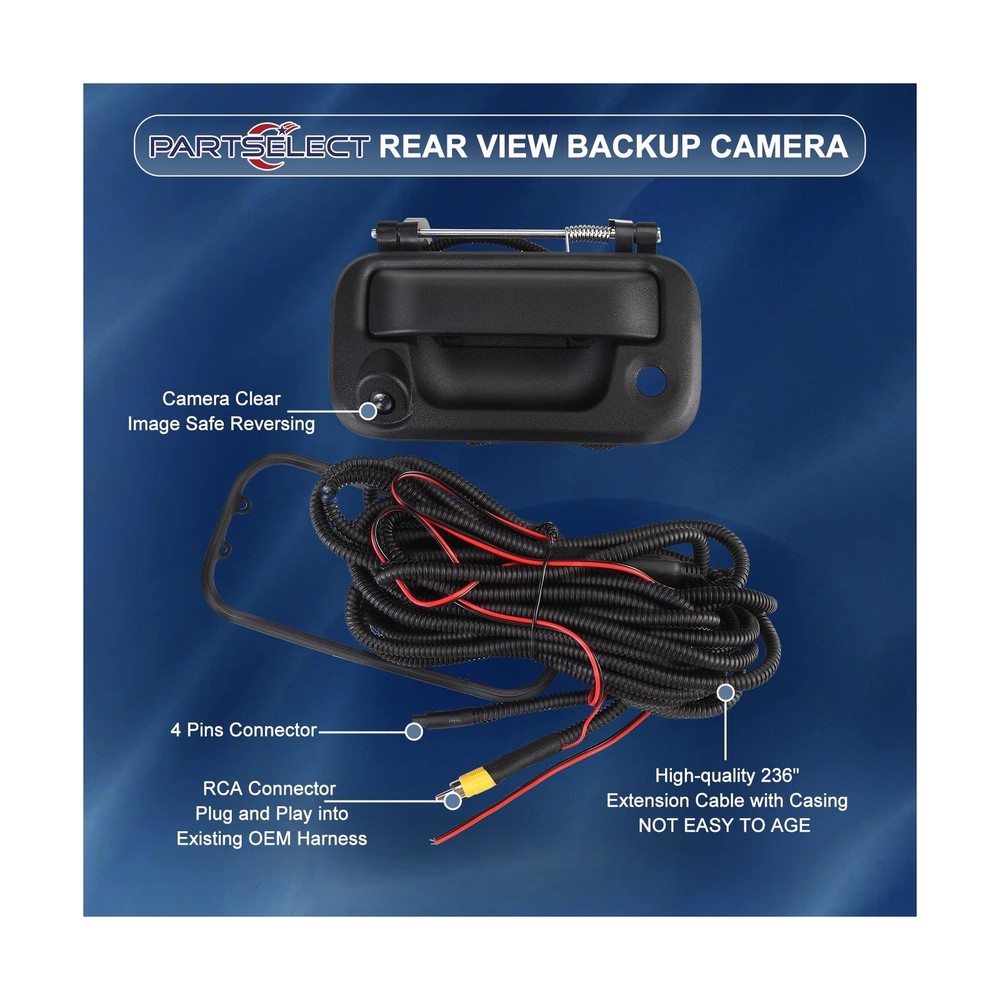 Rear Tailgate Handle Reverse View Backup Camera 8L3Z-9943400-AC Rep... Fast Ship