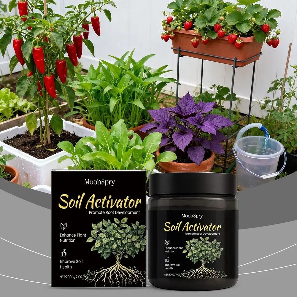 Soil Activator Promotes Root Growth Gentle Safe Plants Soil Amendments