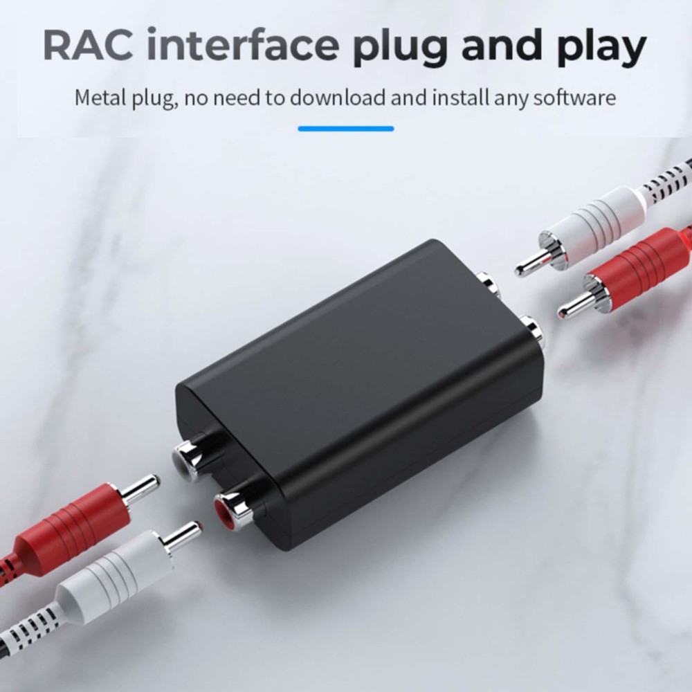 Ground Loop Noise Isolator Denoiser Anti-Interference for Audio Car Stereo