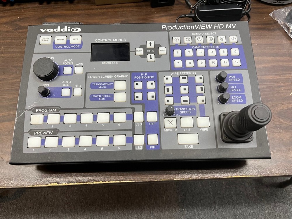 Vaddio 3 Camera System with Switcher/Controller, CCUs, Cameras & Power Supplies