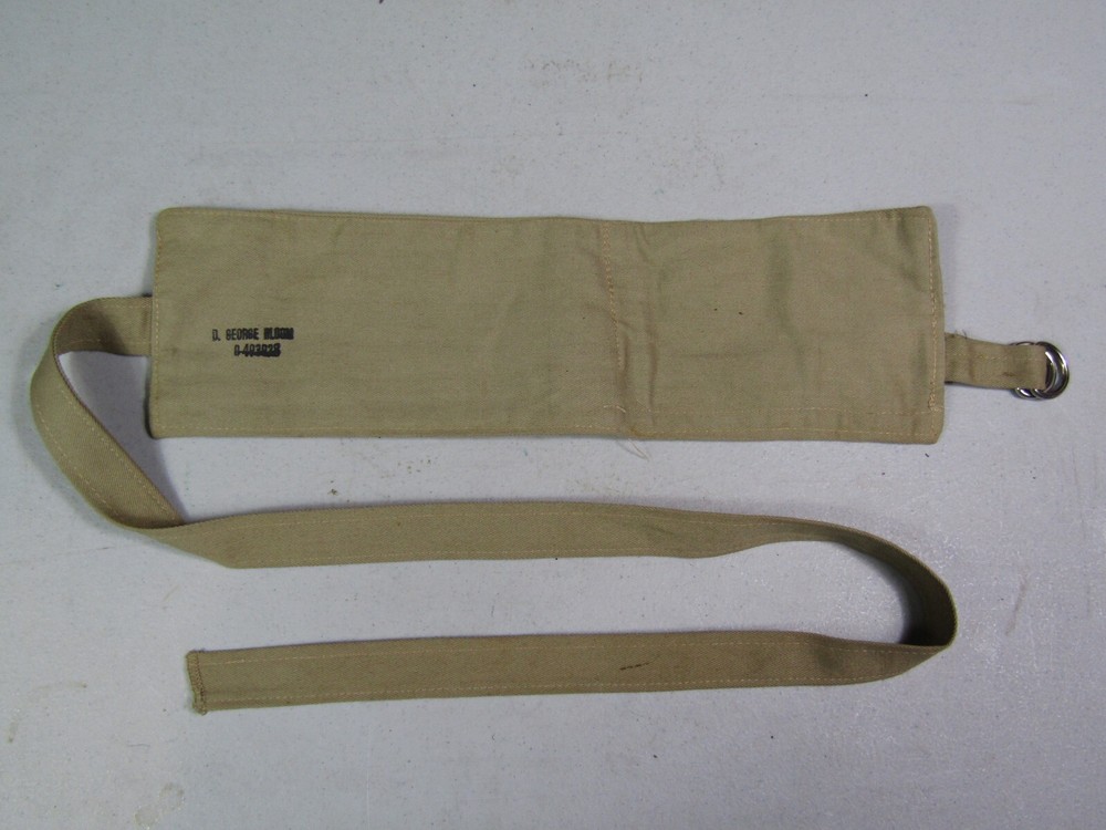 WWII US ARMY Moneybelt. Id'd to Officer.