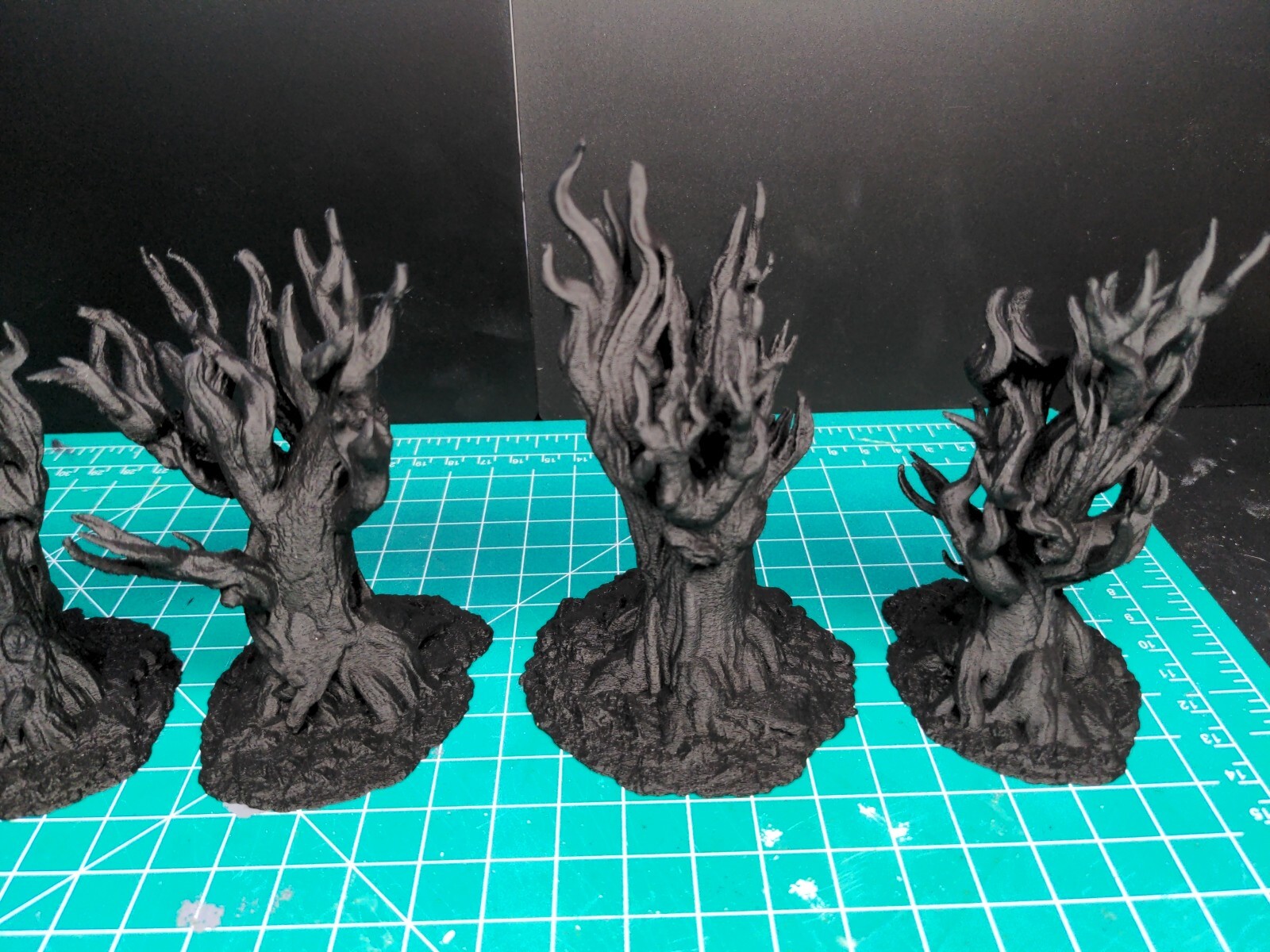 Dark Forest Tree Scatter Terrain, Miniature Forest, Tabletop Gaming, 3d Printed