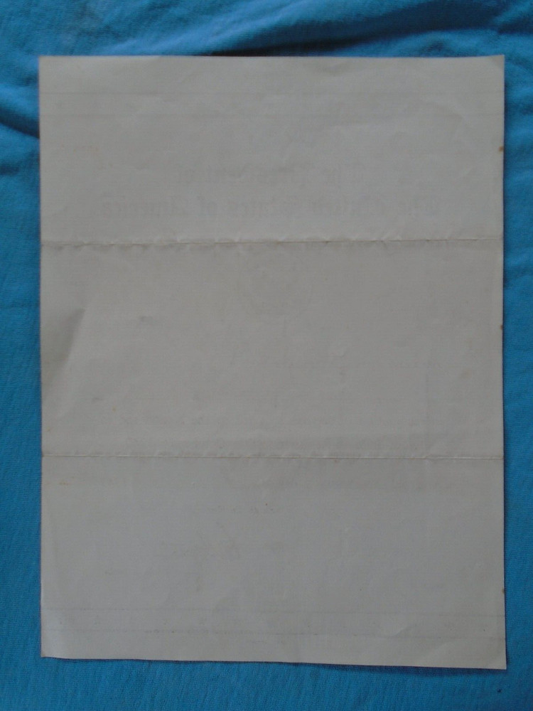 US Award Certificate for services rendered on Registration Day, 1940