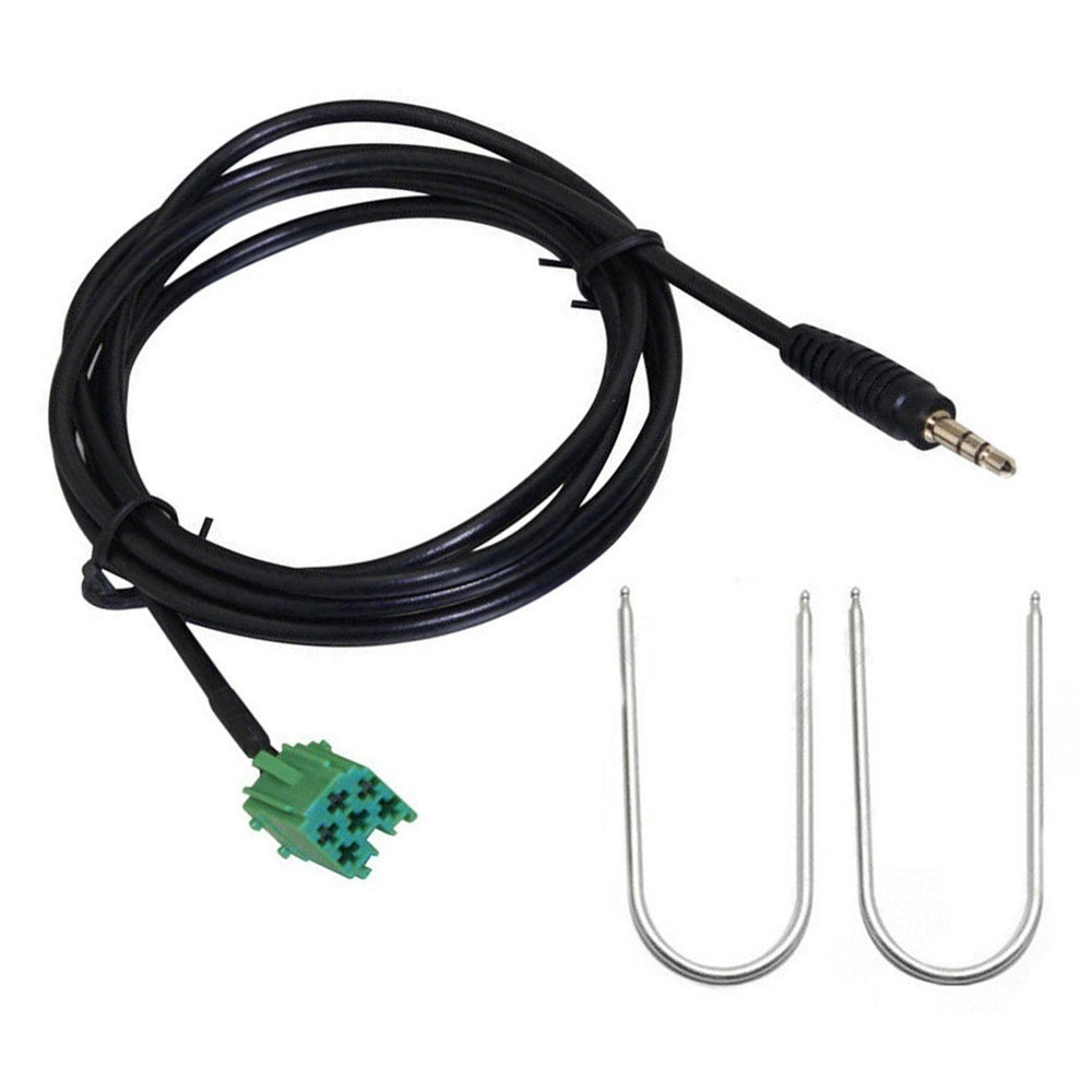Adapter Cable Input Adapter 150cm 2005-2011 Black For Clio For Lagunar