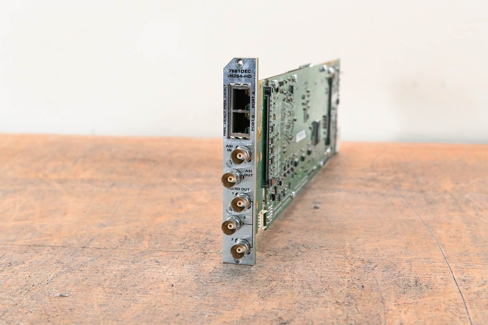 Evertz 7881DEC-H264HD H.264/AVC Decoder CG01KHZ