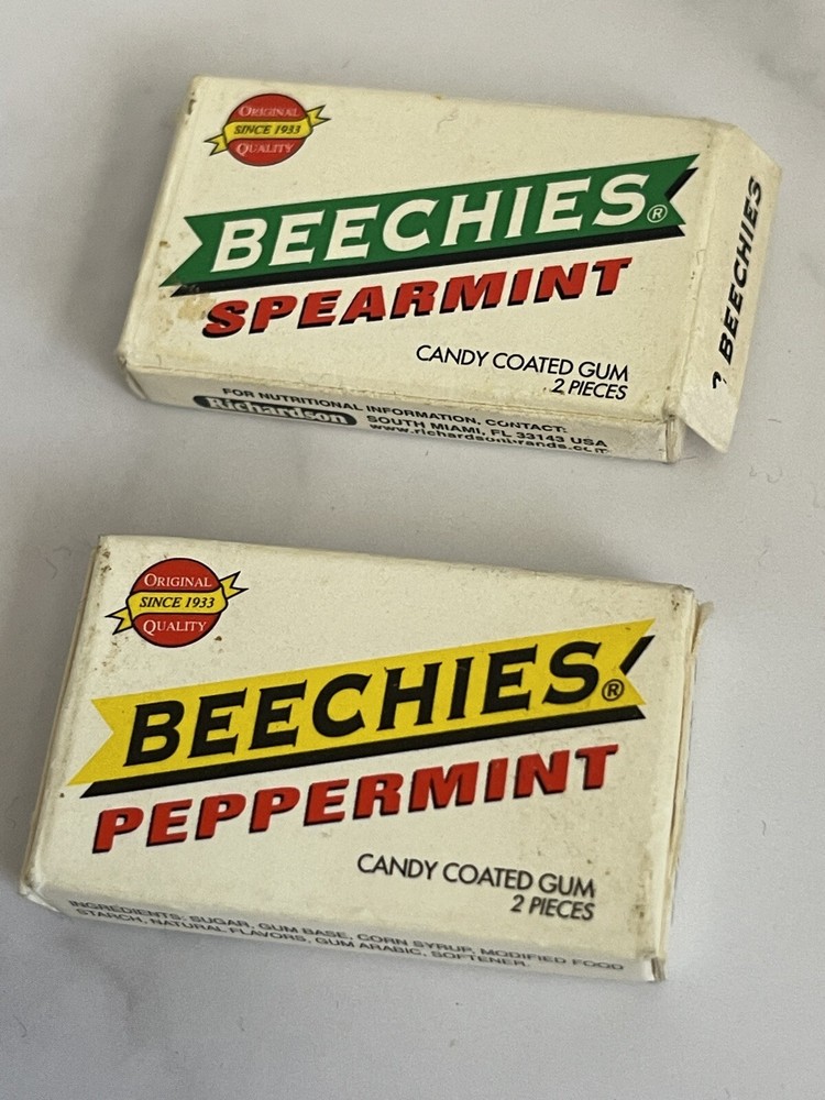 Beechies Gum Package Advertising Unopened