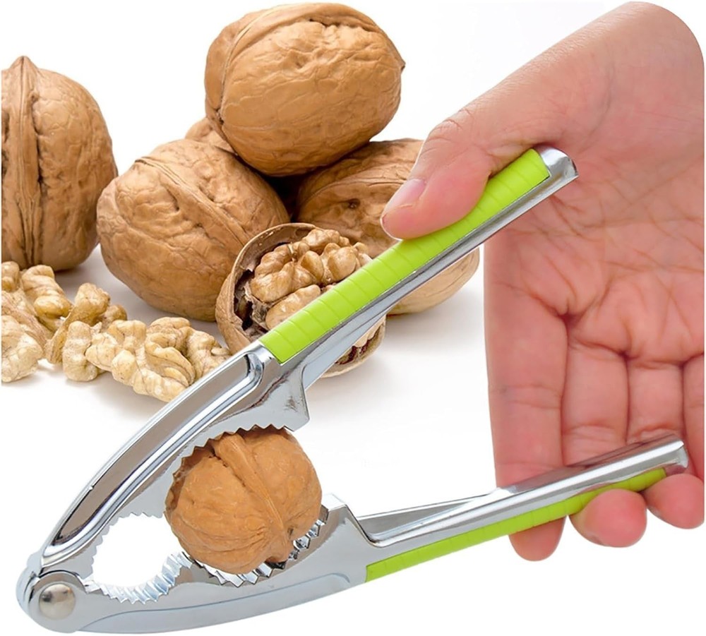 Versatile Nutcracker Tool for Pecans, Walnuts, and Lobster - Comfortable Grip