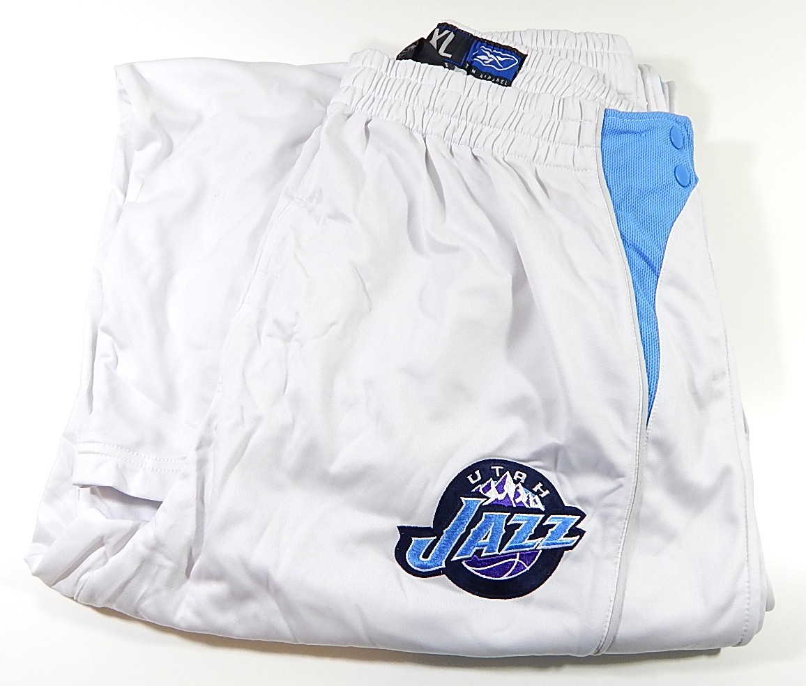 Lot of (8) NBA Warm Up Pants Adidas Jazz Pistons Hornets Pelicans Bobcats M-3XL