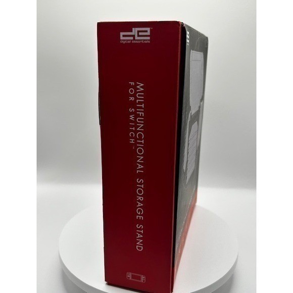 Digital Essentials Multifunctional Storage Stand for Nintendo Switch Black New
