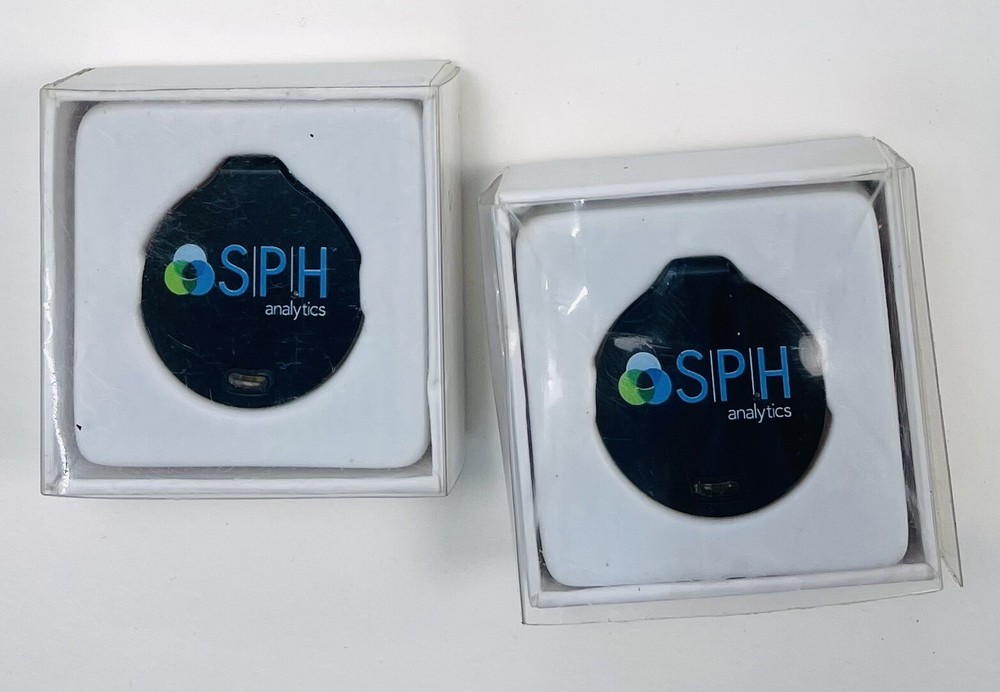 Lot 2 SPH Analytics TrackR Bravo Bluetooth Tracking Devices Lost Keys Pets NEW