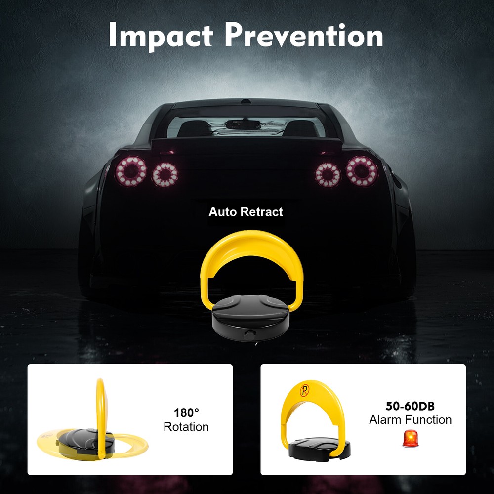 Car Parking Lock Barrier Automatic Remote Control Parking Spot Lock Waterproof