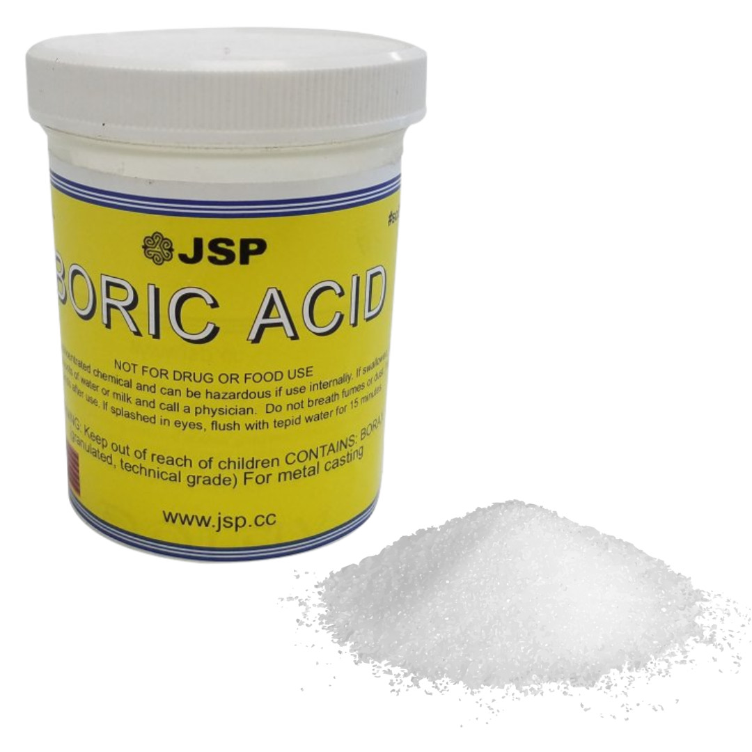 Boric Acid 1 LB 99% Pure Powder Flux Gold Silver E-Waste Metal Refining Melting