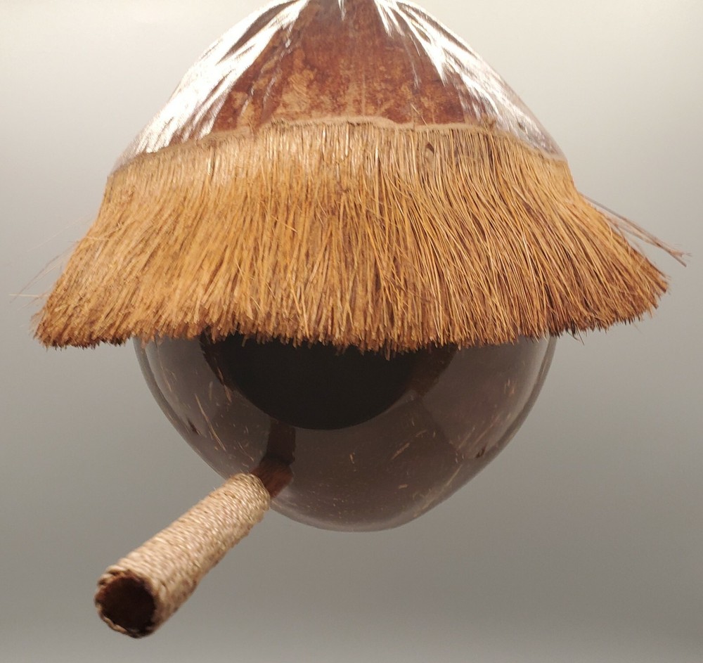 Bird House Made From A Coconut Shell