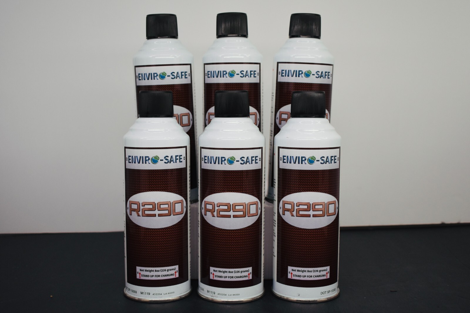 R290 UPRIGHT CHARGE K-28 VALVE 6 CANS