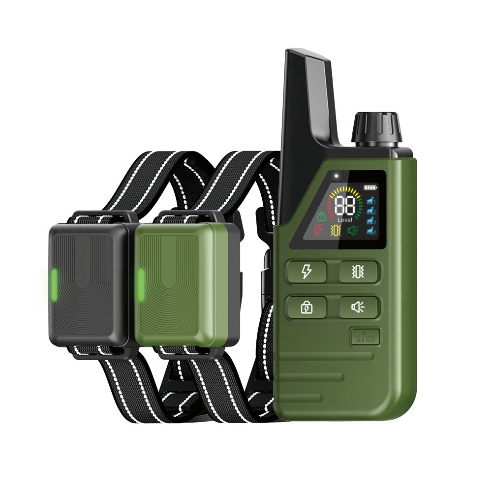 1-2 Dogs Shock Collar 4500FT Dog Training Collar Remote Waterproof Rechargeable