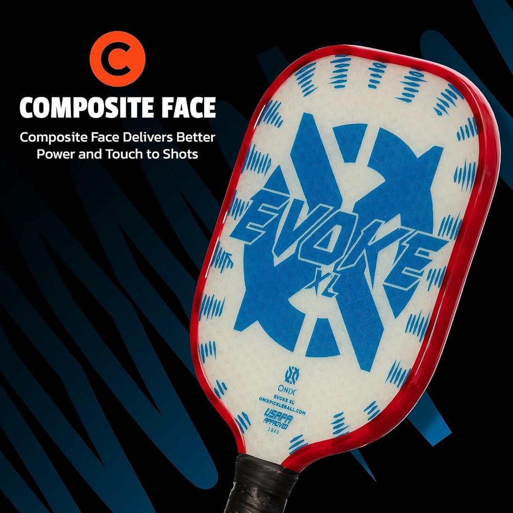 EVOKE XL COMPOSITE PICKLEBALL PADDLE BLUE