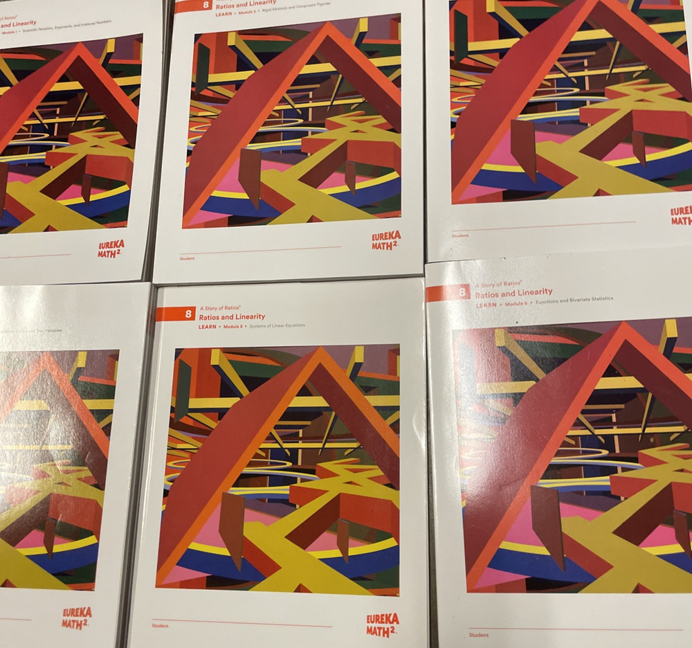 Eureka Math Squared Grade 8 NEW Complete Set LEARN Student books 1-6