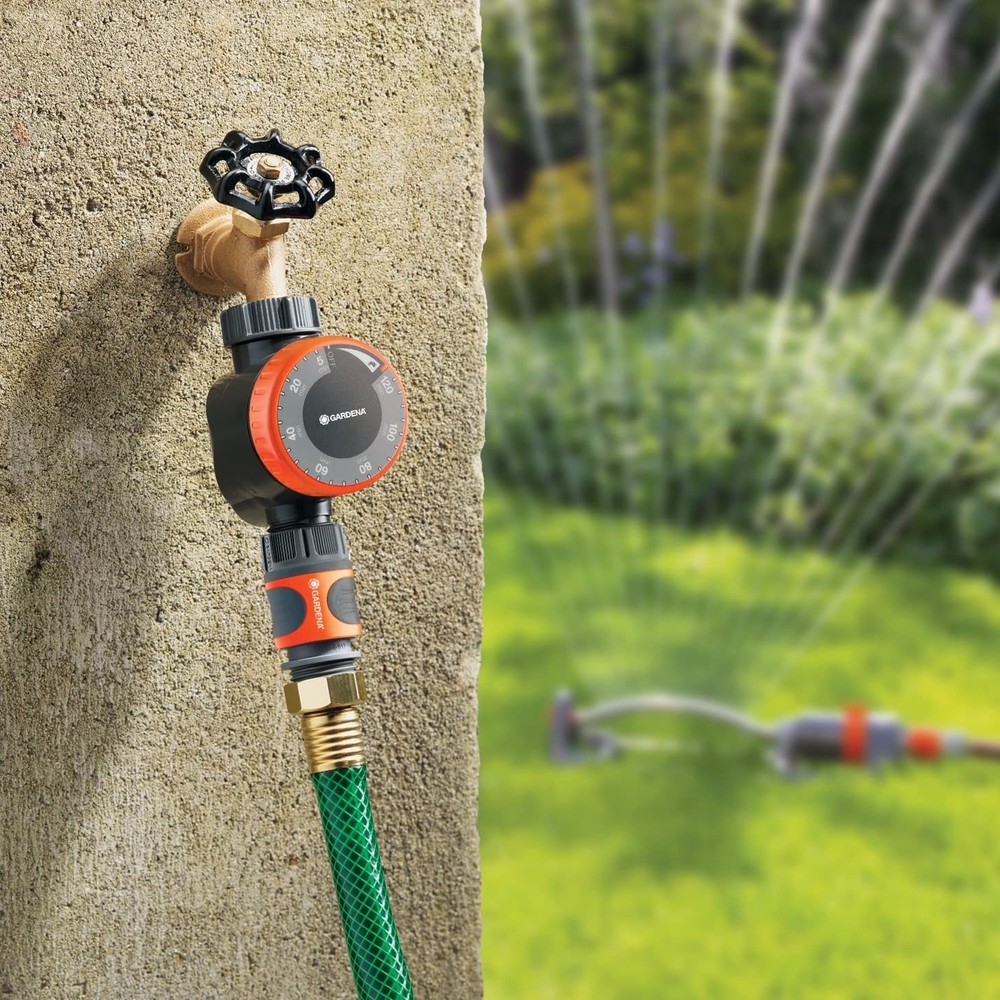 GARDENA 31169 Mechanical Water Timer Flow Control - No Batteries