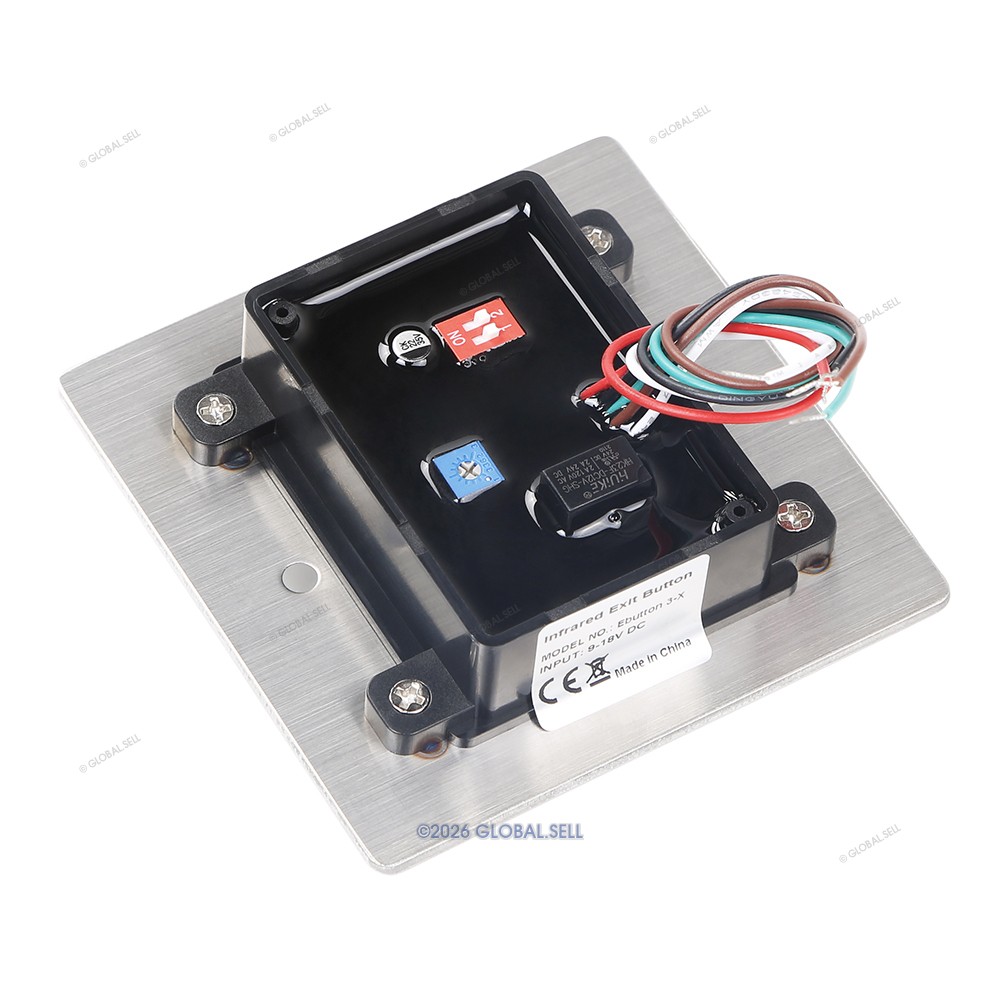 Touchless IR Exit Button with LED IP66 DC12V for Door Entry Access Control Lock