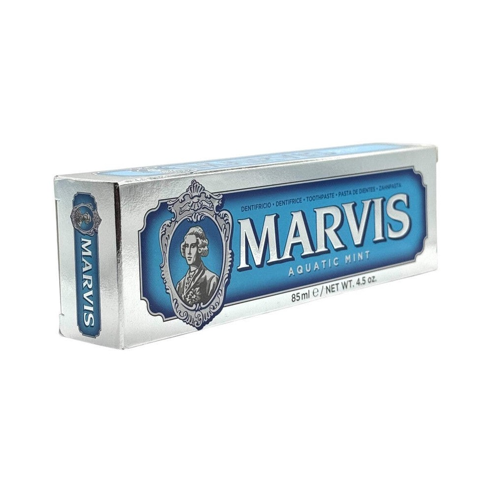 Marvis Aquatic Mint Toothpaste – Fresh & Cool Whitening Formula 85 ml