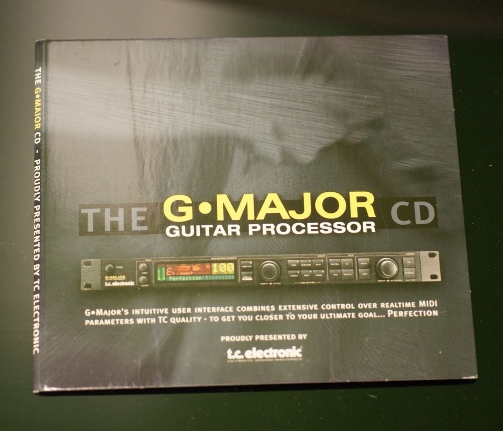 TC Electronics - G Major CD Guitar Ultimate Multi Effects Audio 28 Tracks