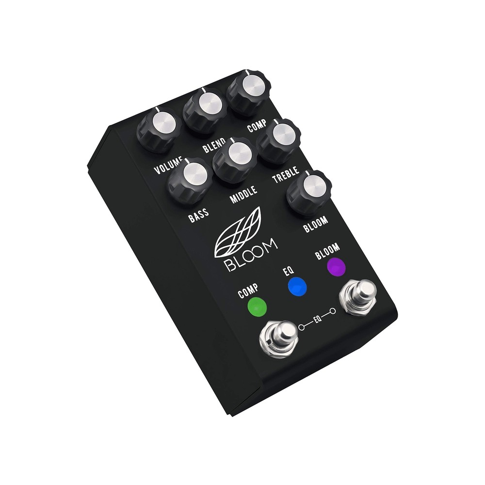 Bloom V2 Dynamic Engine Guitar Effects Pedal, Anodized Black, (BLOOMV2),Medium