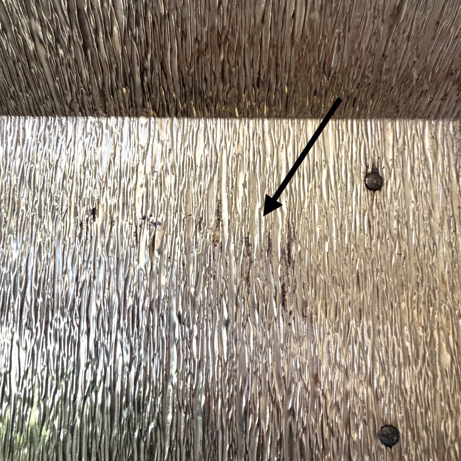 VTG Mid Century Brutalist Metal Brass Log Holder Hearth Fireplace 18x15.5x7