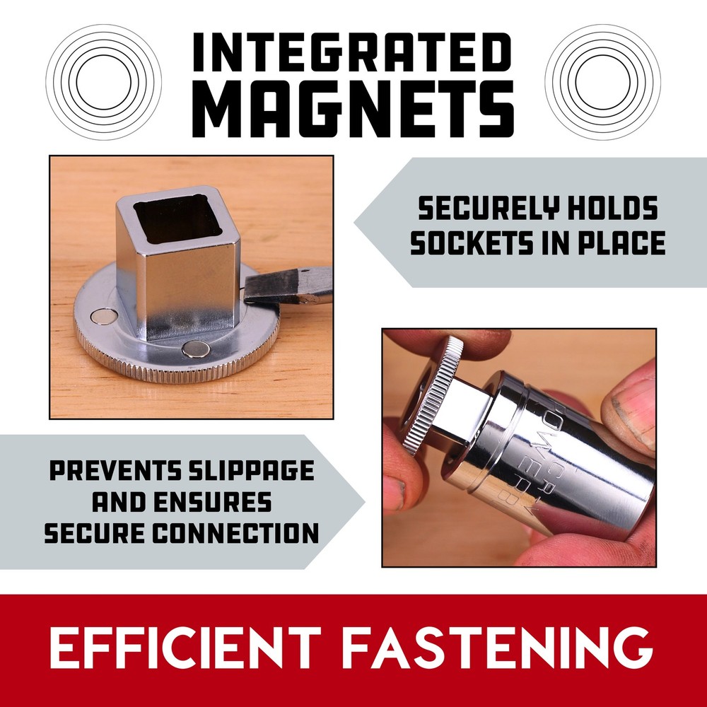 Powerbuilt 3 Piece Low Profile Socket Adapter Set - 643066ECE