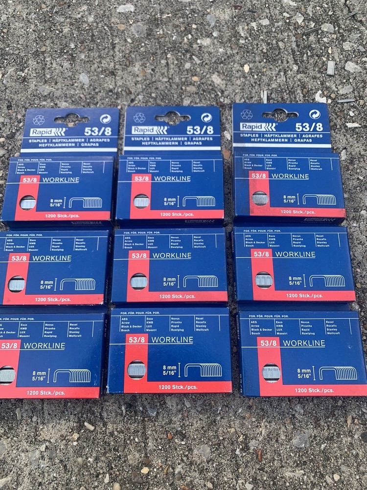Rapid Staples. 53/8