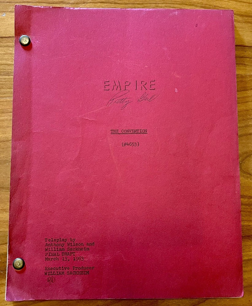 1963 Empire Original TV Script