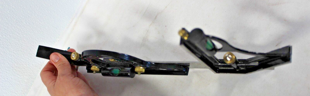 12" Combination Square Adjustable Sliding Ruler & Protractor Level Measure Set