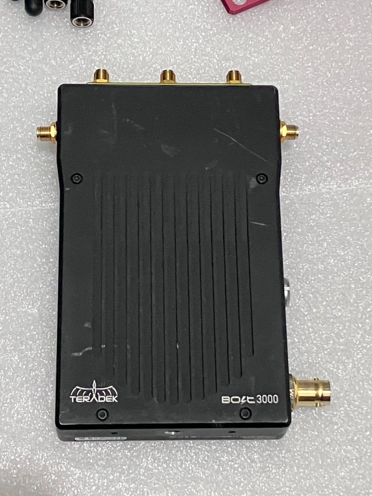 Teradek Bolt 3000 receiver with antenna array in OEM hard case