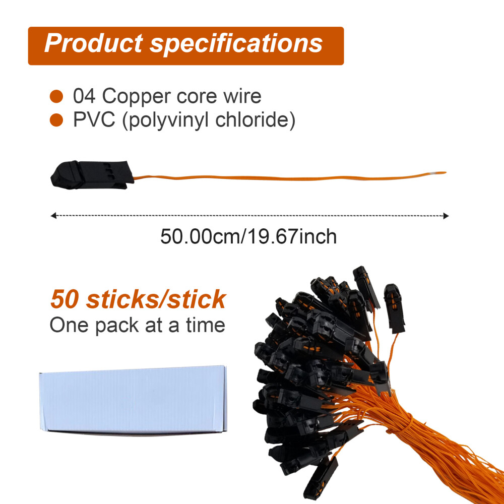 50Pcs/lot 19.68in Electric Connecting Wire System Igniter for Stage Celebration