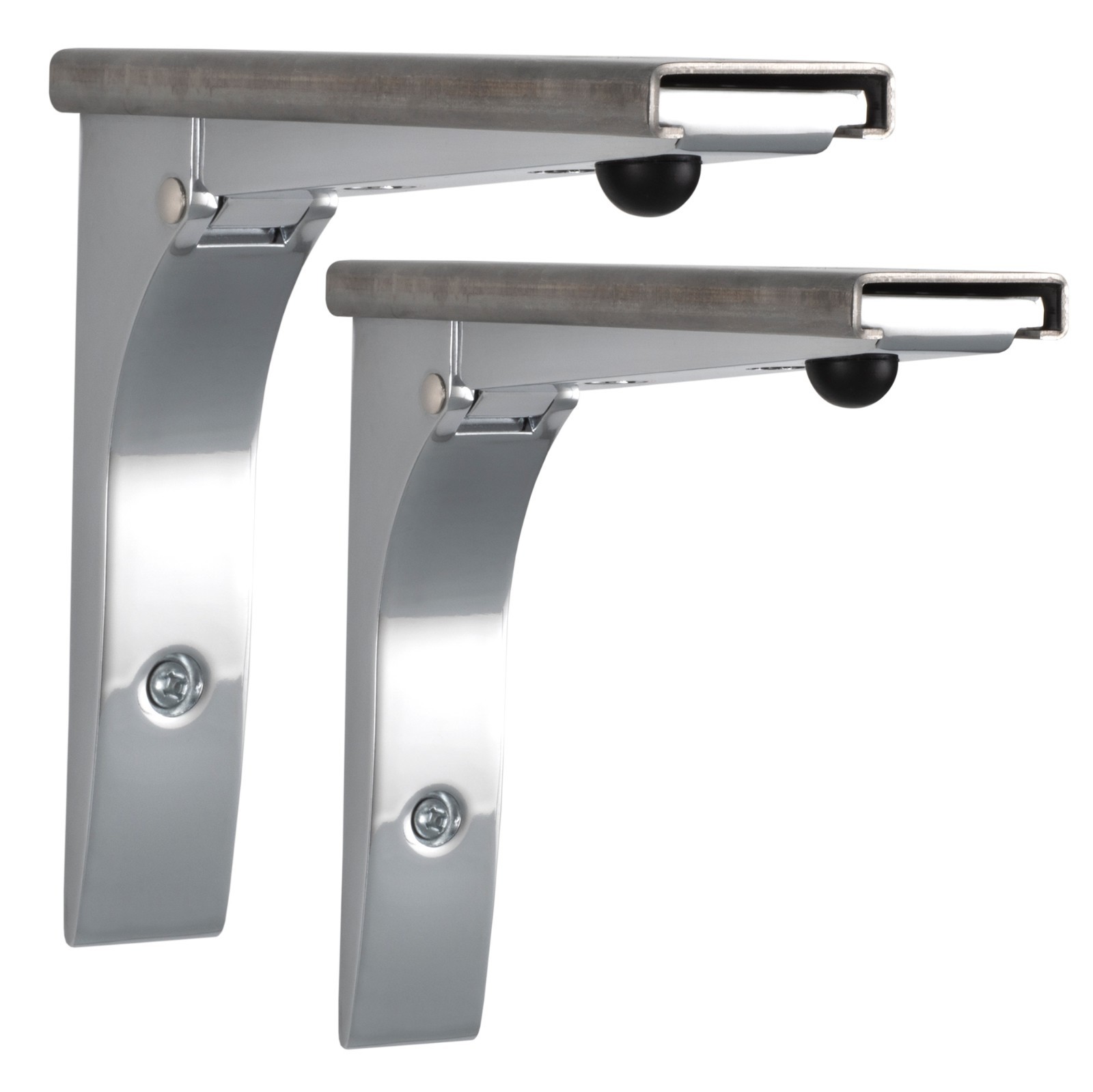 Folding Shelf Brackets Commercial Grade For Concession Stands & Food Trucks X 2