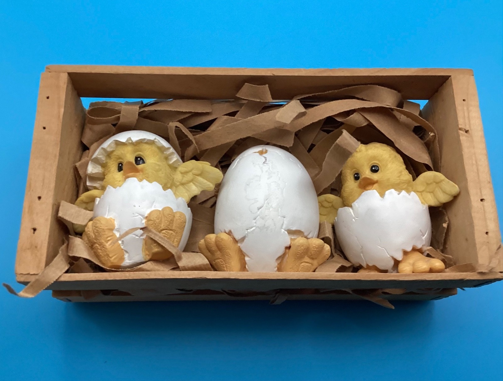 Vintage 1984 Critter Littles Baby Chick Figurine Egg Hatchling for Easter NIB