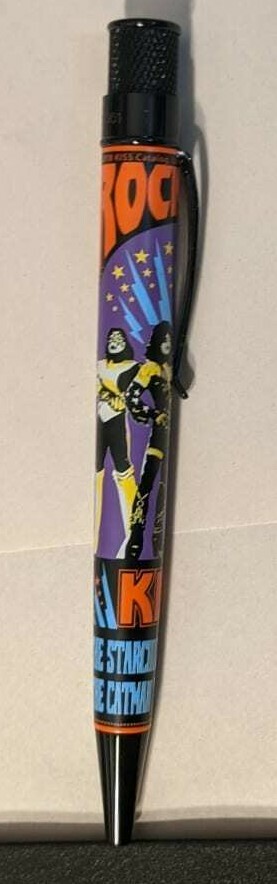 KISS Retro 51 Roller Ink Pen NEW SEALED Rock Posters Write it out Loud