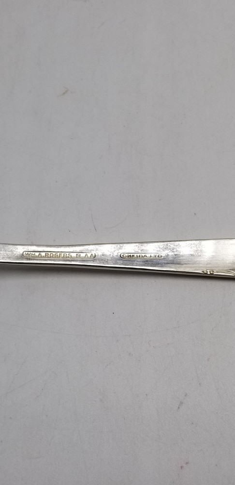 Oneida "Brittany Rose" Silverplate 9 1/2 Inch Solid Pierced Pie Server