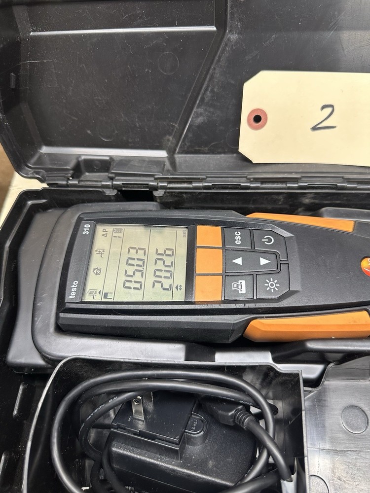 Testo 310 Residential Combustion Analyzer kit no printer