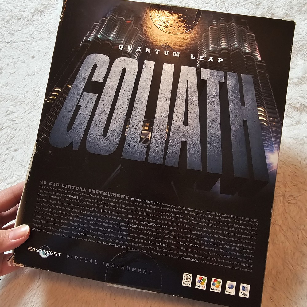 EastWest Quantum Leap Goliath Mac PC Software Discs with Box