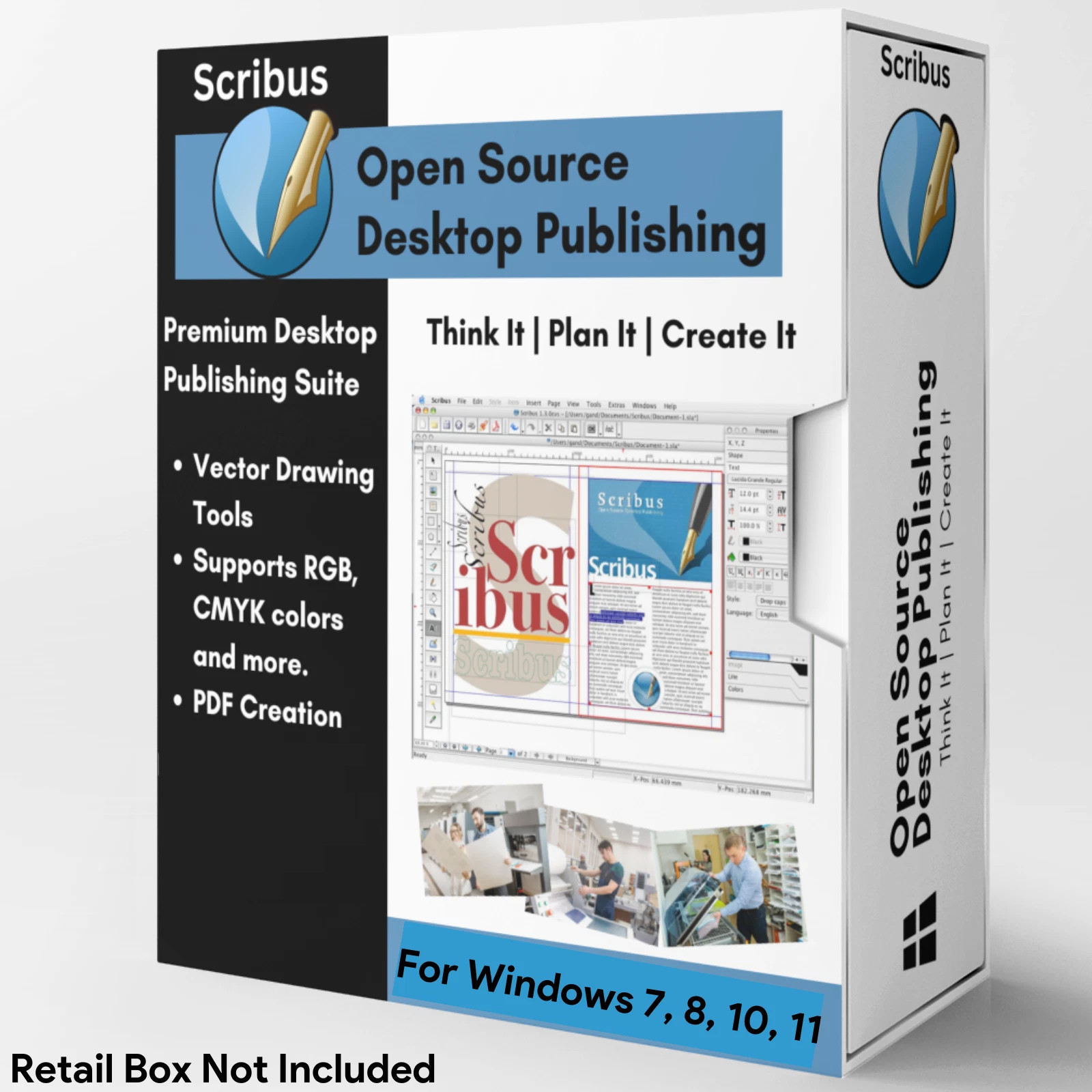 Desktop Publisher Professional Publishing Print Design Software Program 2026 USB